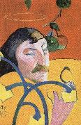 Paul Gauguin Self-Portrait with Halo USA oil painting artist